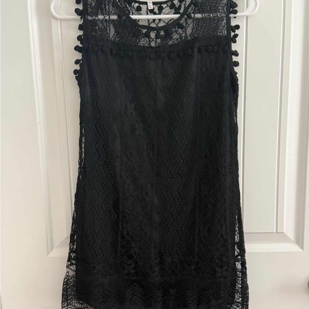 Elegant Black Lace Dress